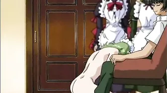 Maid with Enema, Oral Sex and Ass Injection in Hentai Porn