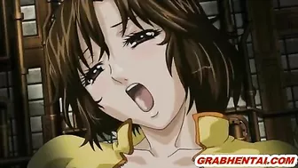 Cute Anime Hentai Dildoing Her Tits and Wet Pussy