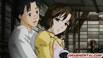 Cute Anime Hentai Dildoing Her Tits and Wet Pussy