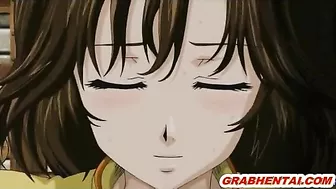 Cute Anime Hentai Dildoing Her Tits and Wet Pussy