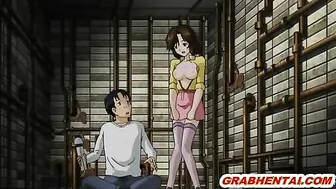 Cute Anime Hentai Dildoing Her Tits and Wet Pussy