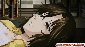 Cute Anime Hentai Dildoing Her Tits and Wet Pussy