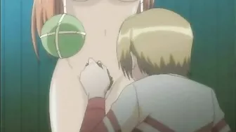 Bondage Coed Gets Stuffed with Stick in Pussy and Assfucked