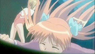 Bondage Coed Gets Stuffed with Stick in Pussy and Assfucked