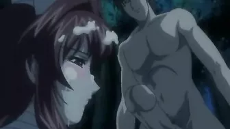 Hentai nurse gets wetpussy poked and facial cumshot in the outdoor