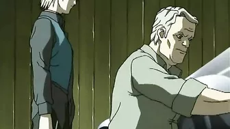 Chained hentai gets ass injection and sprayed shit, chained, bondage, ass, injection, roped