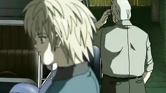 Chained hentai gets ass injection and sprayed shit, chained, bondage, ass, injection, roped