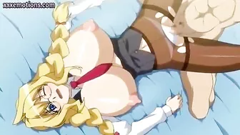 Hentai Cartoon Blowjob Porn - Big Titted Animation Gets Hard Rammed