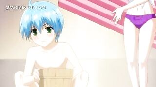 Busty Teen Anime Girl Rides Horny Penis in Cartoon Hentai Boob Fest