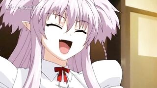 Busty Teen Anime Girl Rides Horny Penis in Cartoon Hentai Boob Fest