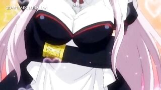 Busty Teen Anime Girl Rides Horny Penis in Cartoon Hentai Boob Fest