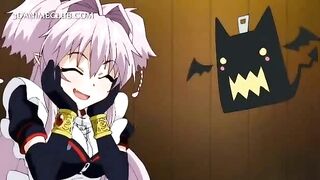 Busty Teen Anime Girl Rides Horny Penis in Cartoon Hentai Boob Fest