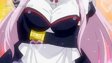 Busty Teen Anime Girl Rides Horny Penis in Cartoon Hentai Boob Fest