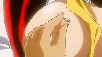 Hard Bondage Threesome Fucked by Shemale Anime Nurse in Hentai Porn