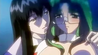 Hard Bondage Threesome Fucked by Shemale Anime Nurse in Hentai Porn