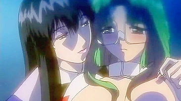 Hard Bondage Threesome Fucked by Shemale Anime Nurse in Hentai Porn