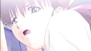 Watch as Hentai Gets Mouth Filled with Sperm in this Steamy Anime Porn