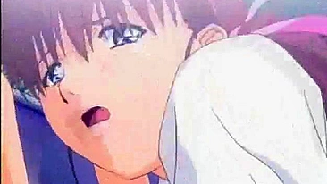 Watch as Hentai Gets Mouth Filled with Sperm in this Steamy Anime Porn