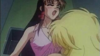 Transsexual hentai gets blowjob and tit-fucked