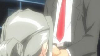 Hardcore Blowjob Cumshot in Anime Teacher's Office