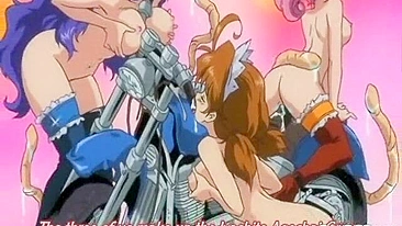 Busty Japanese hentai maid robot hot oralsex and fucked, Anime, Japanese