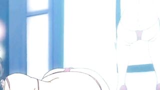 Hentai Cock Rubbed by Massive Tits - Hardcore Blowjob and Cumshot