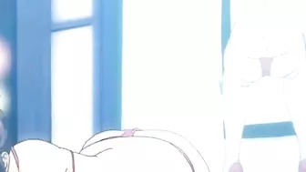 Hentai Cock Rubbed by Massive Tits - Hardcore Blowjob and Cumshot