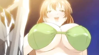 Hentai Cock Rubbed by Massive Tits - Hardcore Blowjob and Cumshot