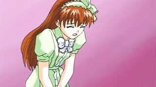 Hentai Maid Lesbian Threesome Dildo Fuck Wet Pussy