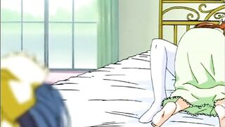 Hentai Maid Lesbian Threesome Dildo Fuck Wet Pussy