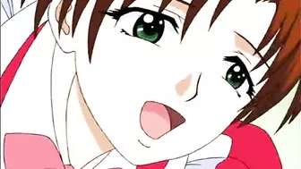 Hentai Maid Lesbian Threesome Dildo Fuck Wet Pussy