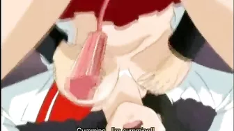 Coed busty hentai cutie gets fingered and anal fucked, Coed, Fingered