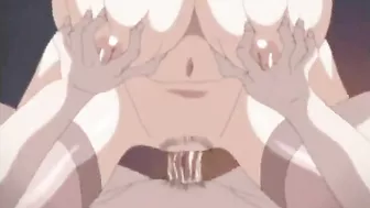 Big-Boobed Hentai Babes Get Fucked in a Wild Four-Way and Cumshot Facial!