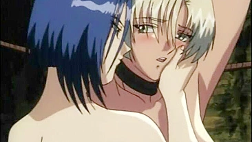 Hentai Porn Video - Chained Girl Gets Fingered and Pussy Licking