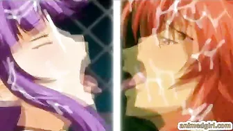 Hentai Hotpokers Cumming All Over Each Other's Bodies Hentai Hotpokers Cumming All Over Each Other's Bodies