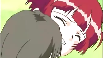 Hentai Schoolgirl Gets Fucked Outdoors by Bandits