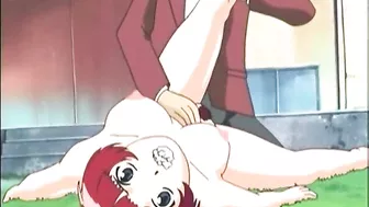 Hentai Schoolgirl Gets Fucked Outdoors by Bandits