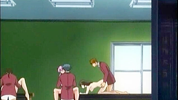 Hentai Schoolgirl Gets Fucked Outdoors by Bandits