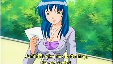 Hentai Schoolgirl Gets Fucked Outdoors by Bandits