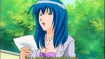 Hentai Schoolgirl Gets Fucked Outdoors by Bandits