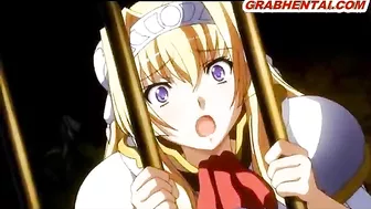 Experience the Ultimate Hentai Fantasy with Princess and her Ebony Monявer Cocks