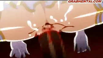 Experience the Ultimate Hentai Fantasy with Princess and her Ebony Monявer Cocks