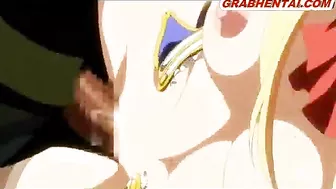 Experience the Ultimate Hentai Fantasy with Princess and her Ebony Monявer Cocks