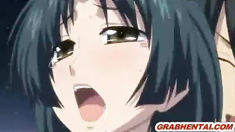 Hentai Cutie with Big Tits Get Hard Group Fucked!