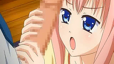 This! Hot Redhead Jerks a Dirty Dick and Gives Mind-Blowing Titjob in Hentai Video