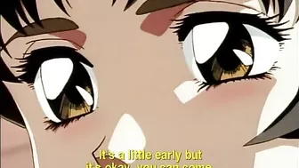 Shemale hentai with bigboobs gets sucked her cock by a busty ani