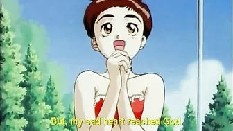 Shemale hentai with bigboobs gets sucked her cock by a busty ani