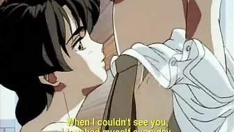 Shemale hentai with bigboobs gets sucked her cock by a busty ani