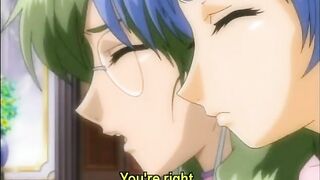 Two Hentai Co-Eds Sucking Ghetto Pervert's Big Cock