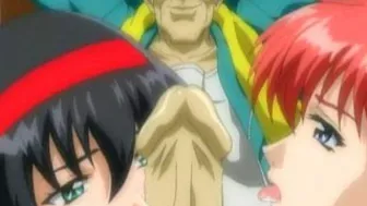 Two Hentai Co-Eds Sucking Ghetto Pervert's Big Cock Two Hentai Co-Eds Sucking Ghetto Pervert's Big Cock